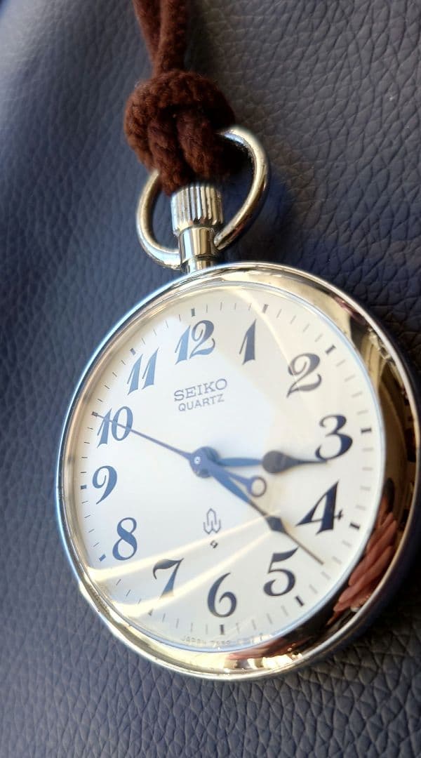 上越新幹線開業記念 刻印あり 【稼働中】セイコー SEIKO 鉄道懐中時計