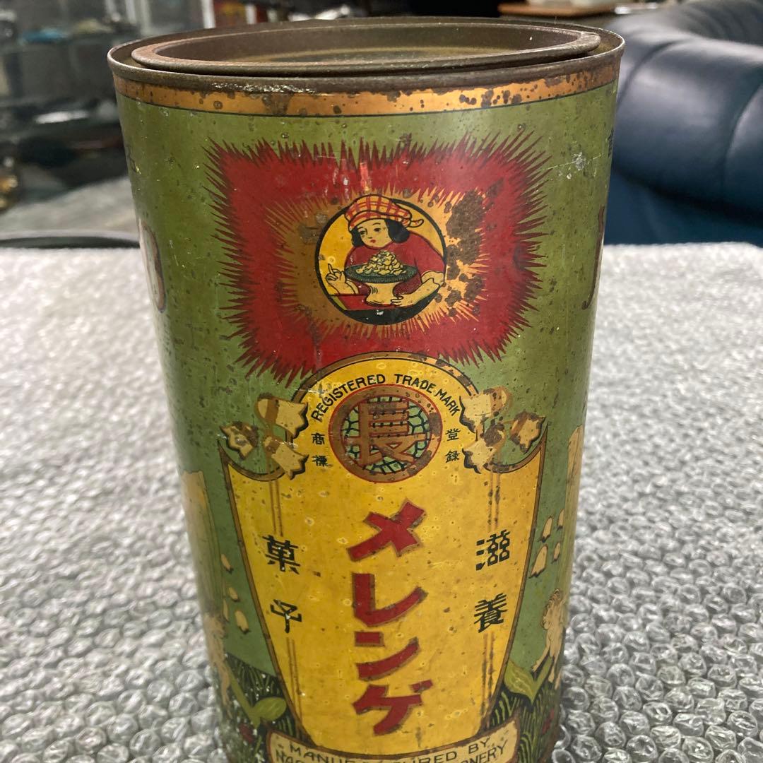 大正ロマン 昭和レトロ 戦前ブリキ缶 4点セット - メルカリ