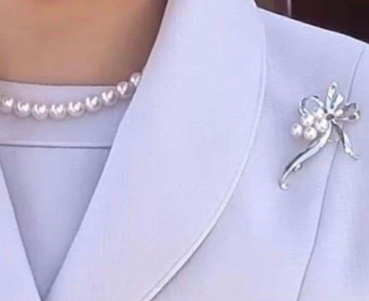 極美品 最高級】ミキモト ブローチ パール 愛子様ご着用 5珠 ロングセラー