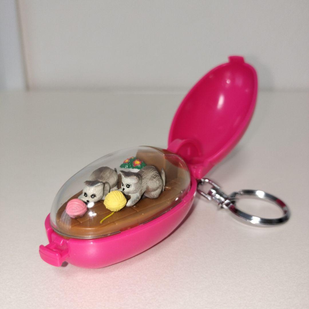 ねこ キーホルダー ゼンマイ レトロ ポケットクリッター タカラ - メルカリ