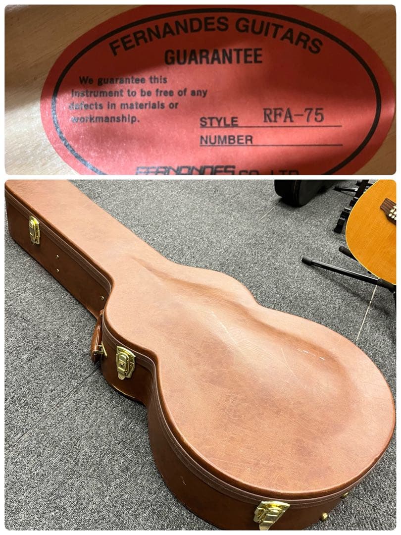 11529】Burny by FERNANDES RFA-75 フルアコ - メルカリ