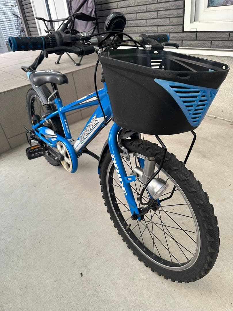 PRIDE 20インチ 子供用自転車 青 引き取り限定