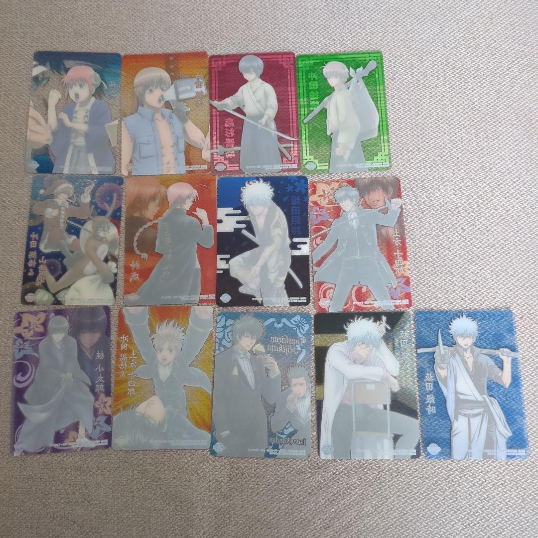 美品 140枚 銀魂 カードガム クリアカード