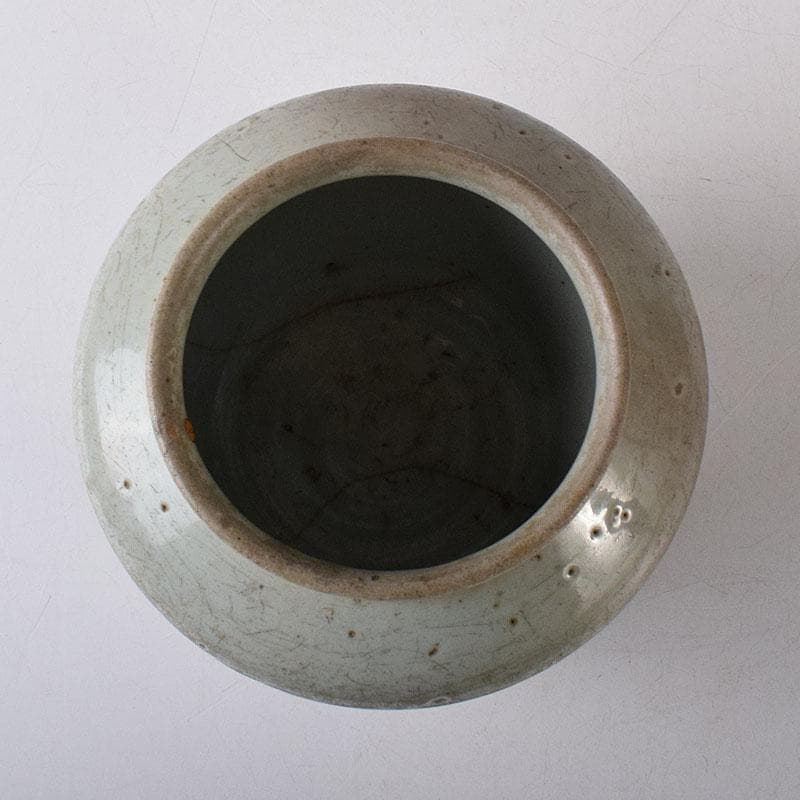 朝鮮美術 李朝 高麗白磁 壷 C R8595