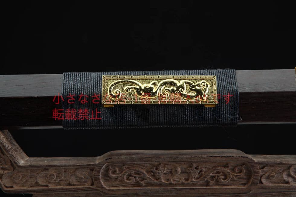 20寸合金金色龍魂漢剣 古兵器  武具　刀装具　日本刀　模造刀   居合刀