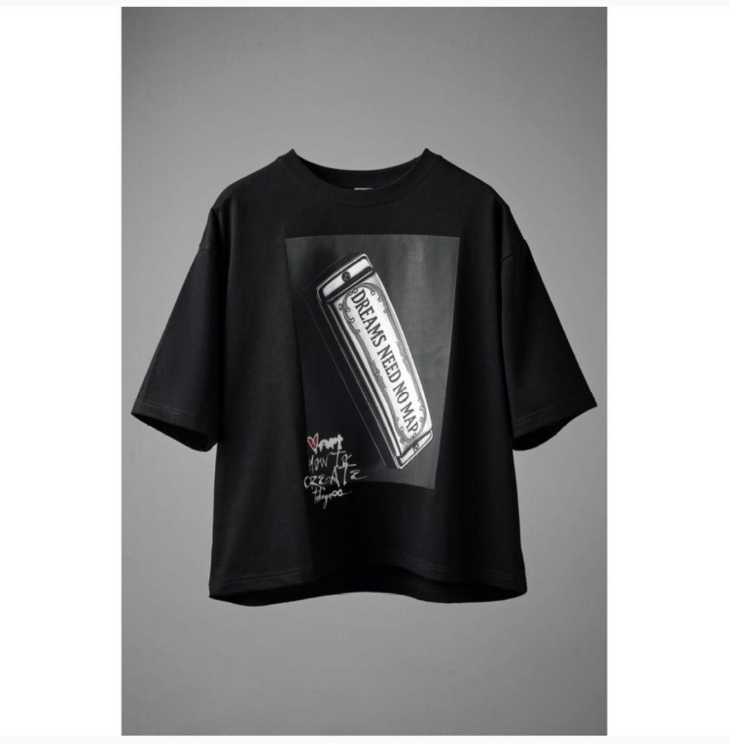 TAKUYA∞の創り方】ハーモニカ クロップドTシャツ/ブラック L - メルカリ