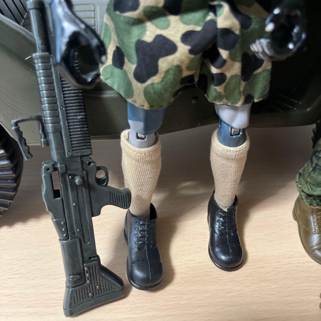 GI.joe コンバットジープ　1970年代 サイズ　1/6 人形2体付き