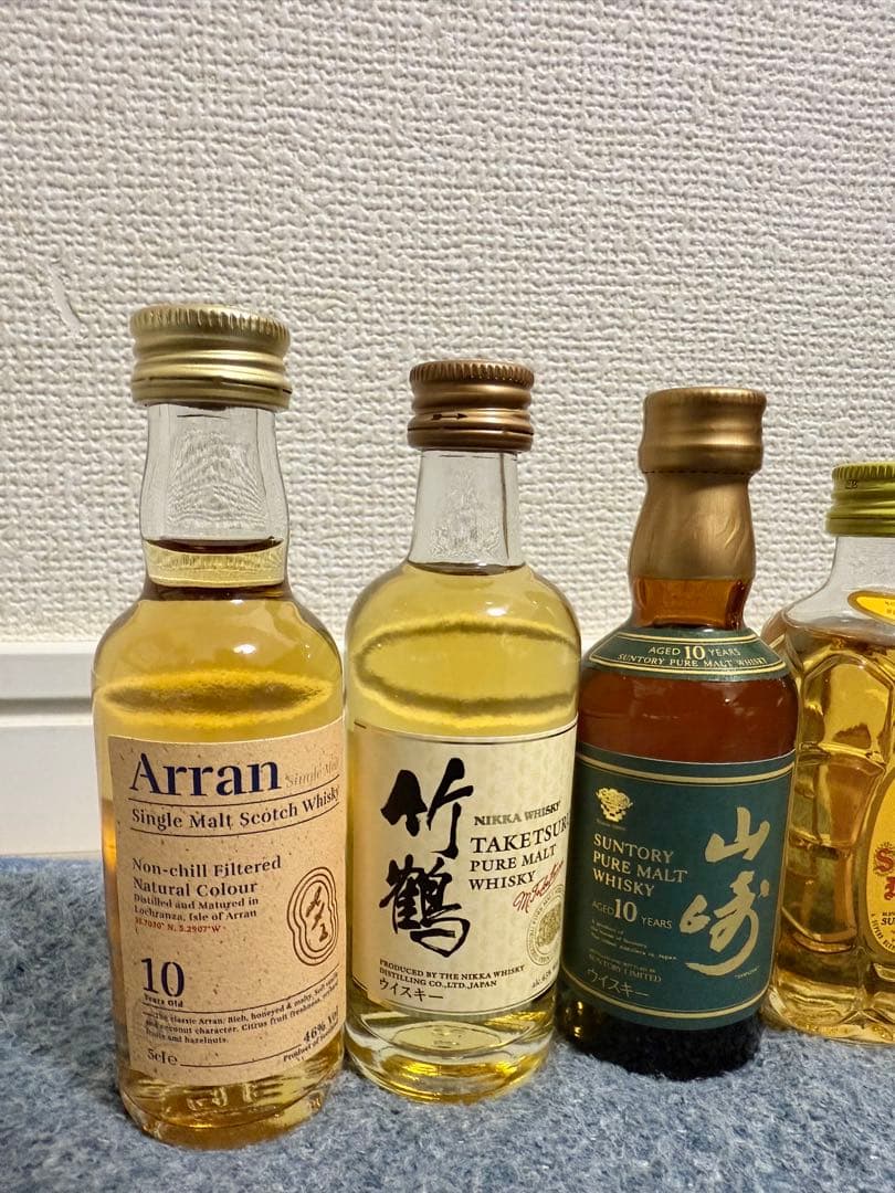 レア】ウイスキー ミニチュアボトルセット 6本