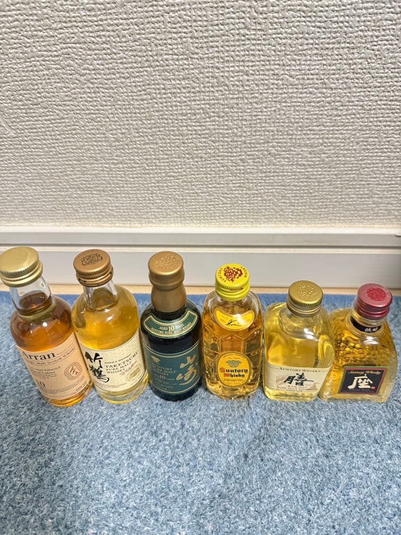 レア】ウイスキー ミニチュアボトルセット 6本
