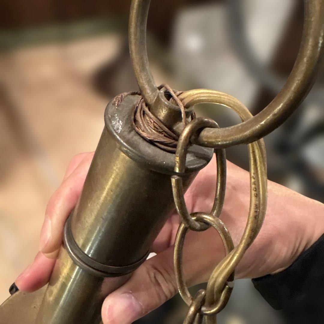 ヴィンテージ 6灯ペンダントライト アンティーク ミッドセンチュリー