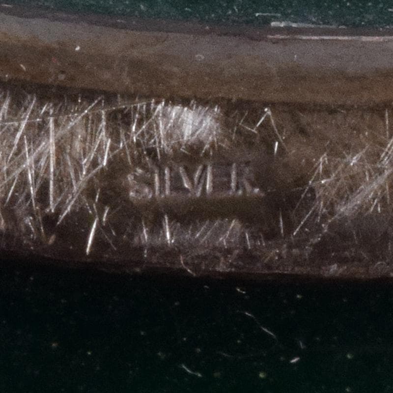 七宝焼 安藤七宝店 SILVER刻印 翡翠釉 花文 花瓶 共箱 M R8879B