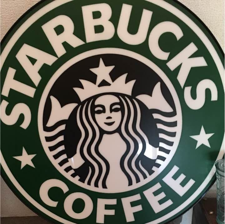 スターバックス 金属製 看板 スターバックス メタル 看板 (本物