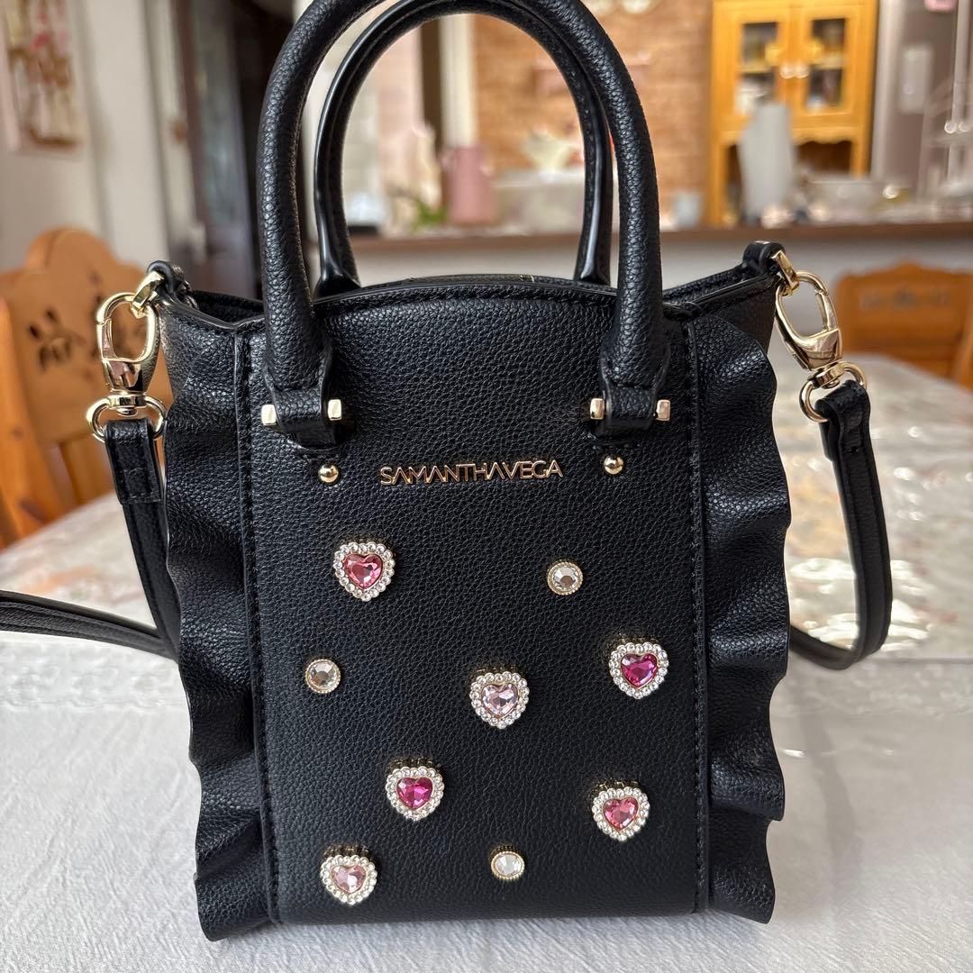 サマンサベガショルダー、バック サマンサベガ SAMANTHAVEGA リボン