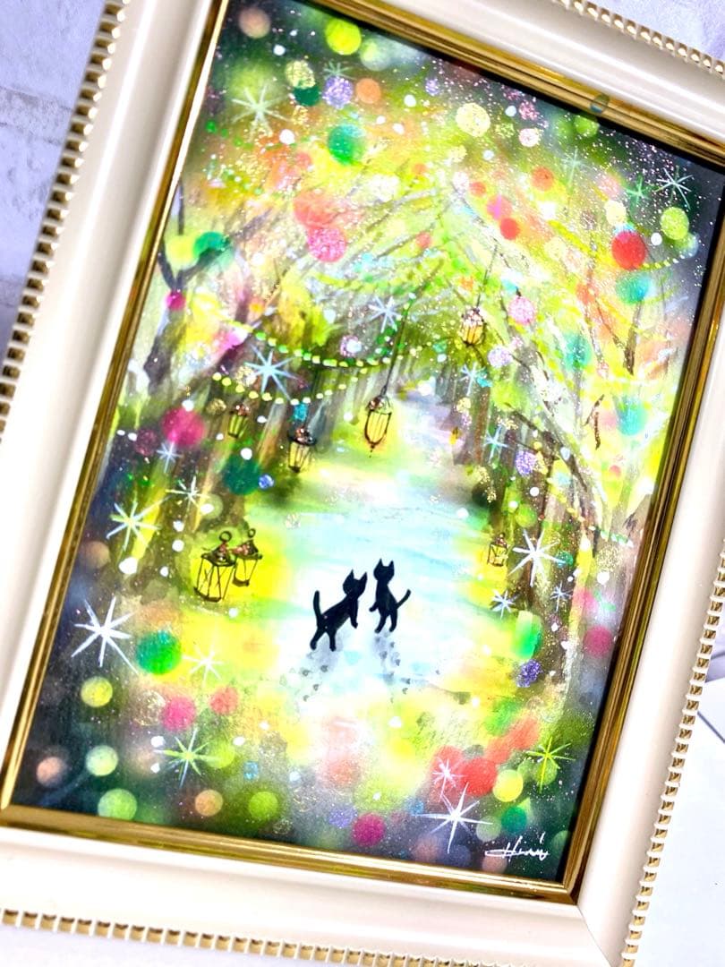 ぷうあ様専用絵画2点 光の先へ