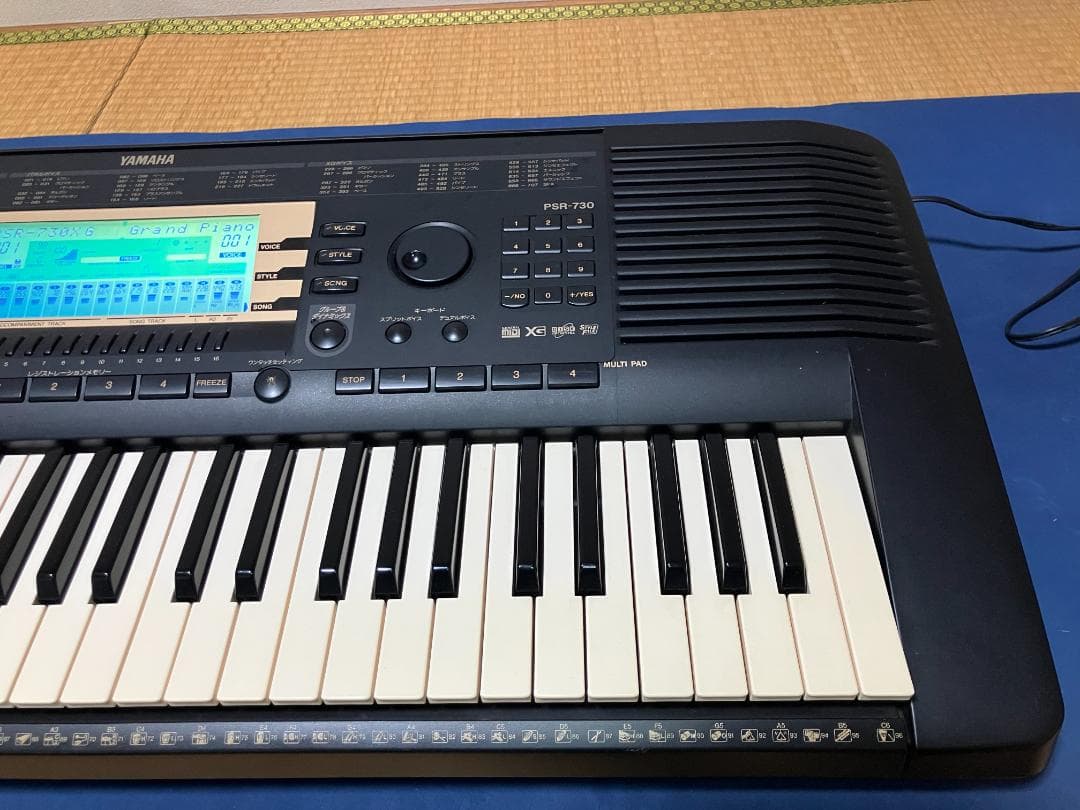 希少】ヤマハ PSR-730 ポータトーン 707音色・自動伴奏機能 動作良好