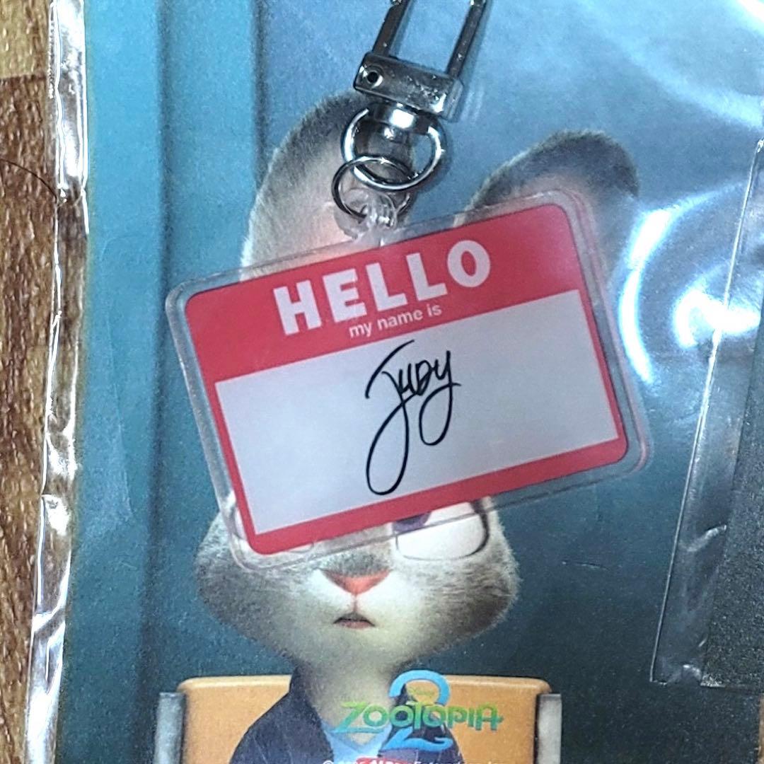 ズートピア2 映画 入場者特典 韓国限定 6週目 キーホルダー ジュディ