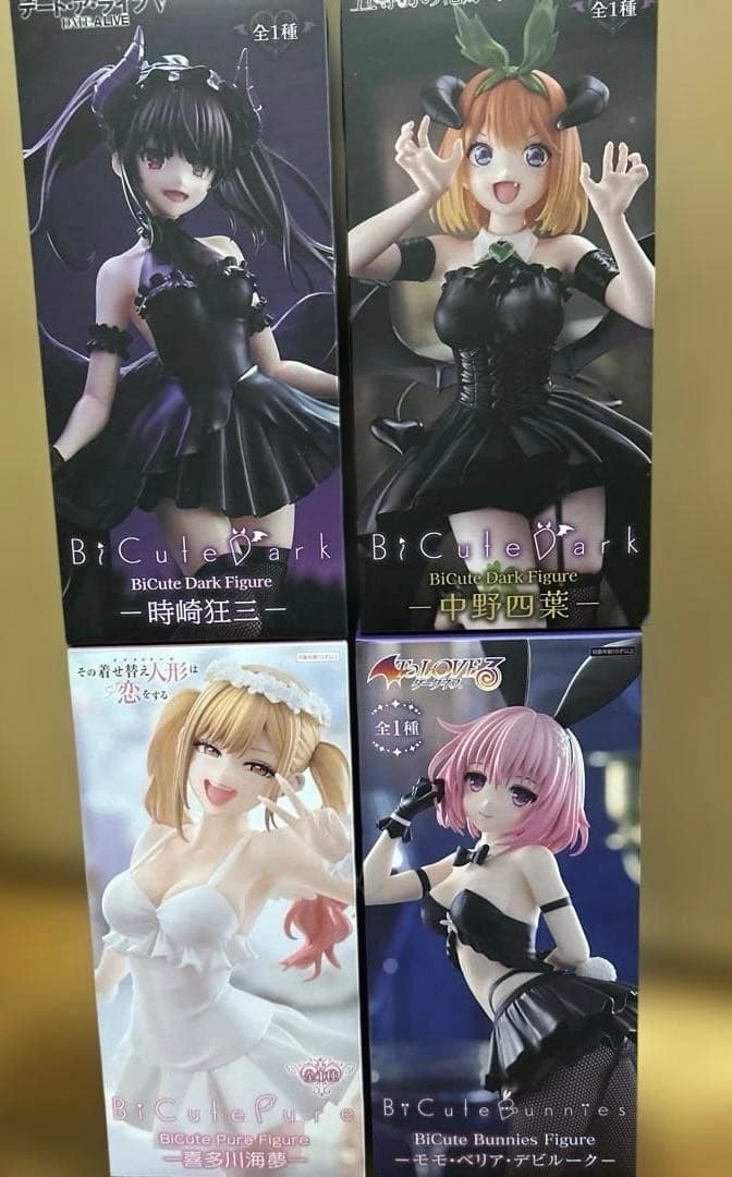 BICute フィギュア まとめ売り 喜多川海夢 時崎狂三 中野四葉 モモ