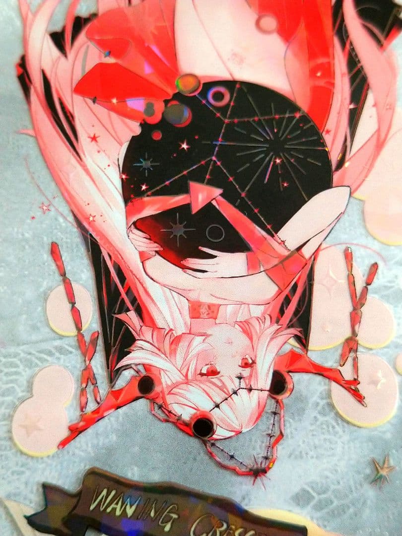 J1683＃栖于星夜(贝壳光)一木一横切り売り海外人物マステ女の子 ✩