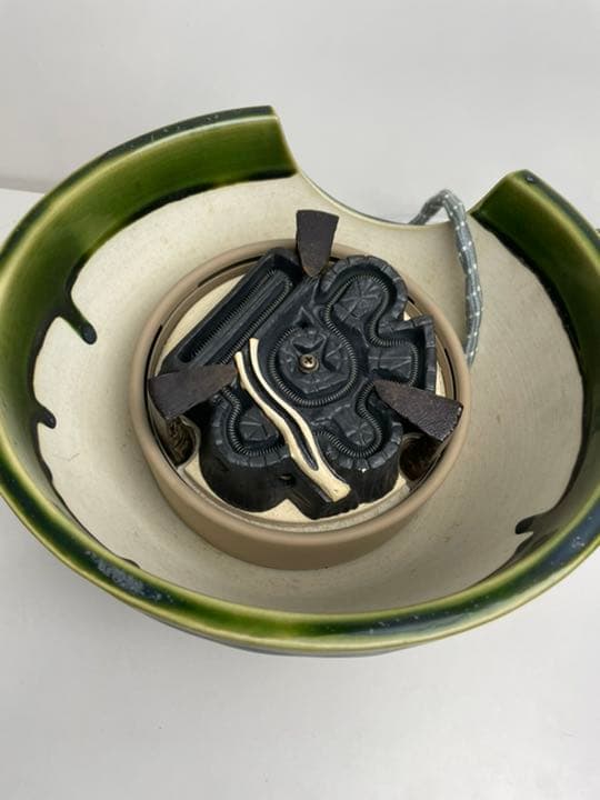 野々田商店 電気火鉢 電熱器 風炉型 陶器 茶道具 五徳 茶道 良い