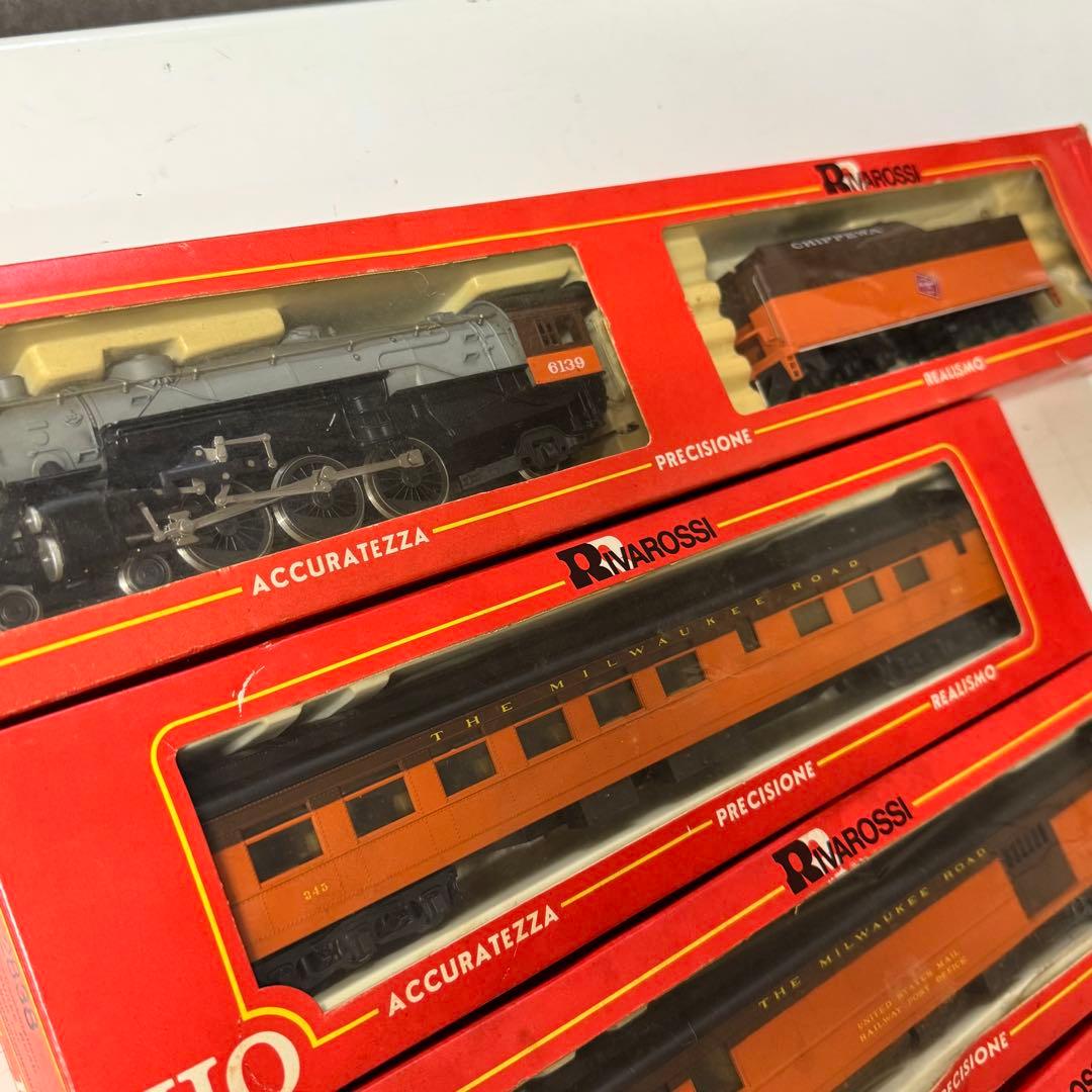 リバロッシ HOゲージ　ミルウォーキー鉄道 SL客車セット rivarossi