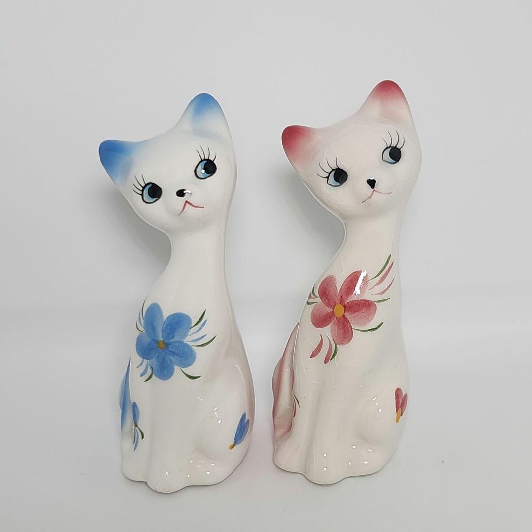 サンリオ メローチューン 陶器 置物 オルゴール 昭和 レトロ 猫 昭和