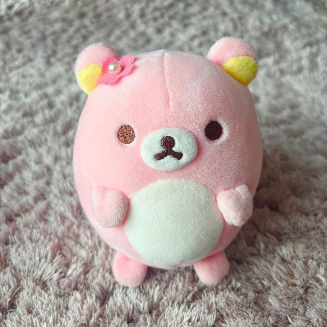 リラックマストア限定 さくら まんまるもーちもちぬいぐるみ リラックマ 桜