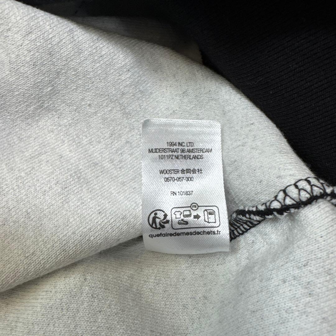 Supreme ブラック フーディ　L