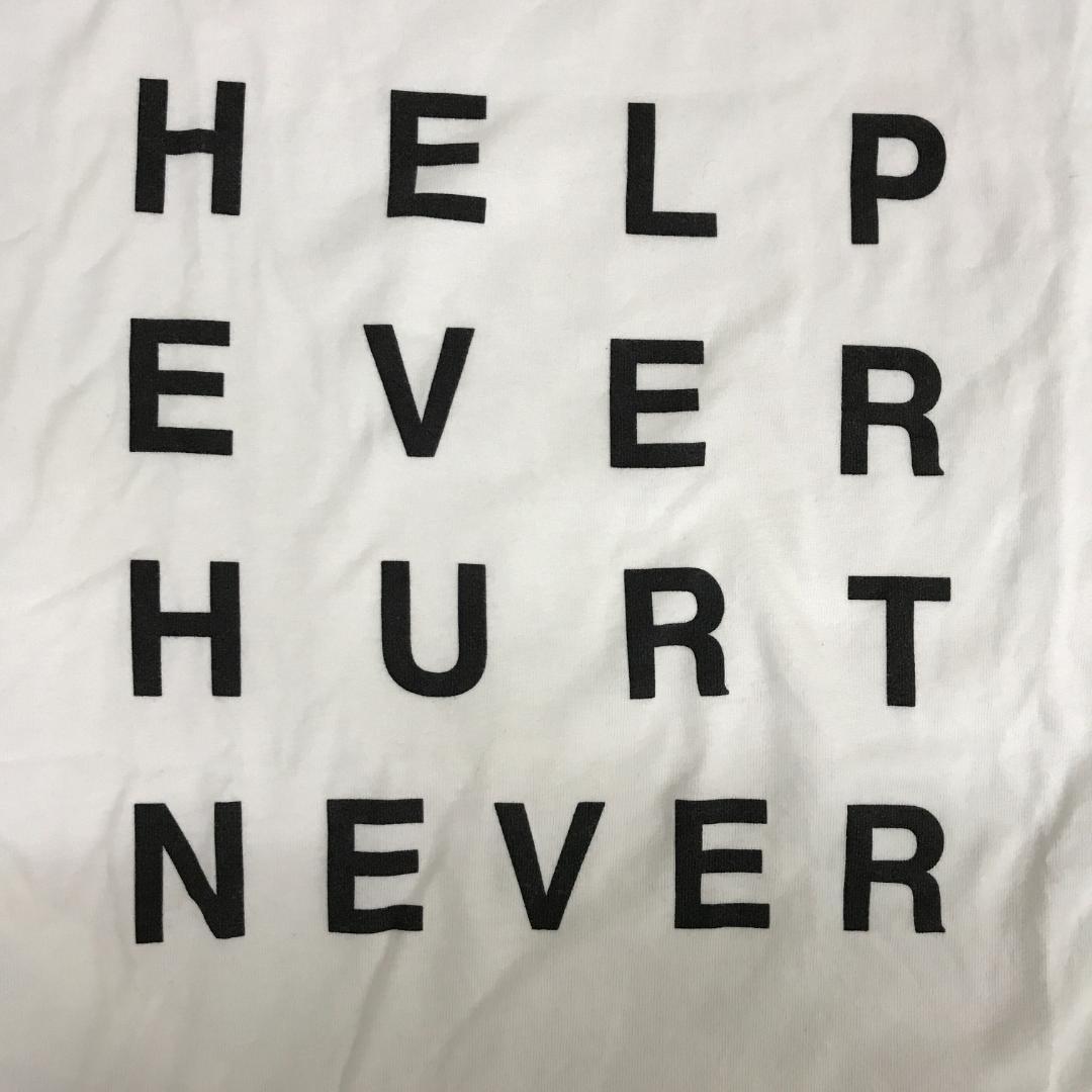藤井風超レア初期TシャツHELP EVER HURT NEVER