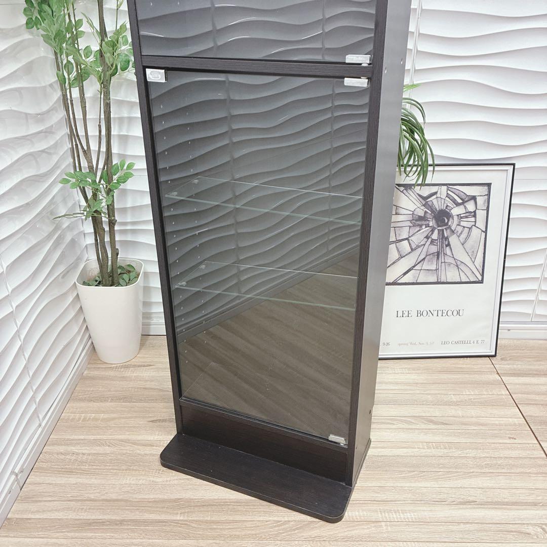 ③大阪府 神戸市 配達料無料！◇不二貿易◇ガラスコレクションケース