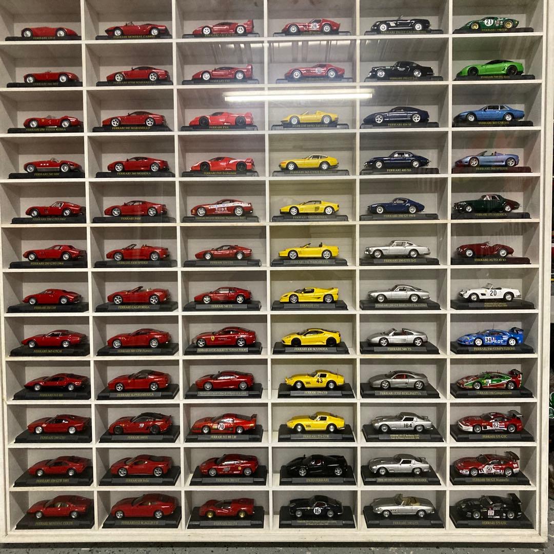 歴代フェラーリ　1/43 72台　オーダーメイドケース付　引き取り限定 歴代フェラーリ 1/43 72台 オーダーメイドケース付 引き取り限定の通販