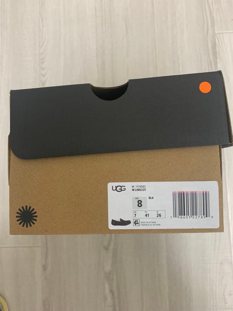 UGG ブラック モカシン