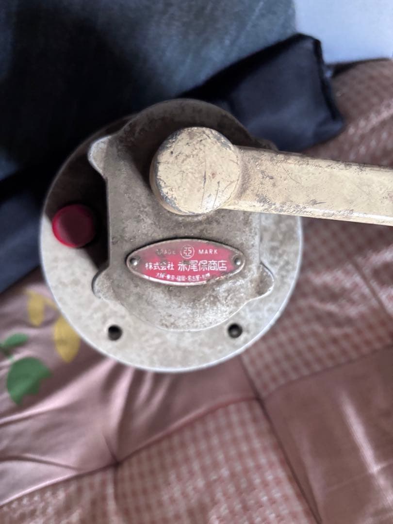 希少 手回しサイレン 当時物 アンティーク 希少 手回しサイレン 当時物