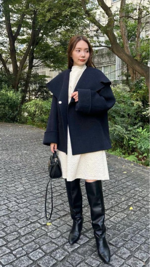 CELFORD セルフォードビッグカラーショートコート