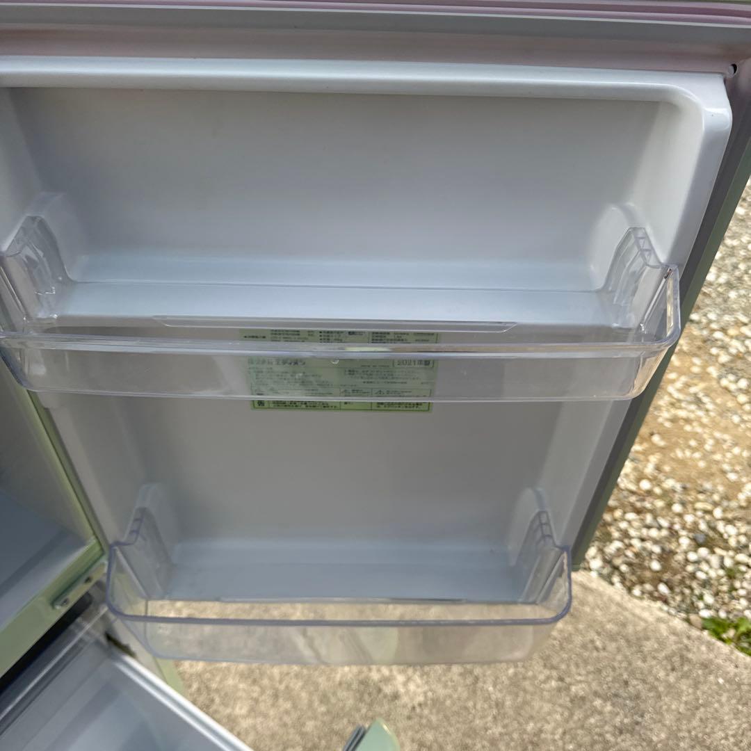 レトロデザイン eangle 2ドア 冷蔵庫 ANG-RE151-A1