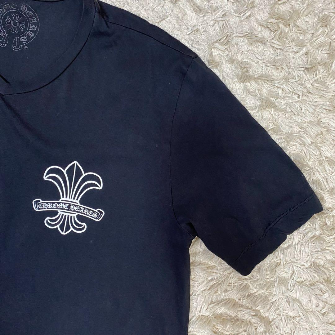 クロムハーツ BSフレア Vネック 半袖Tシャツ カットソー ブラック L