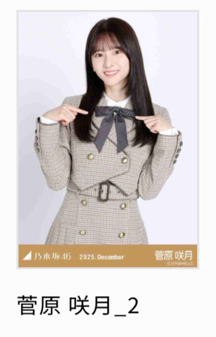 乃木坂46 生写真 乃木コレ 40th 制服 菅原咲月 - メルカリ