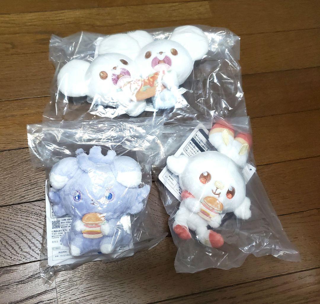 ポケモン ポケピース 一番くじ F賞 ヒバニー ニャスパー ワッカネズミ