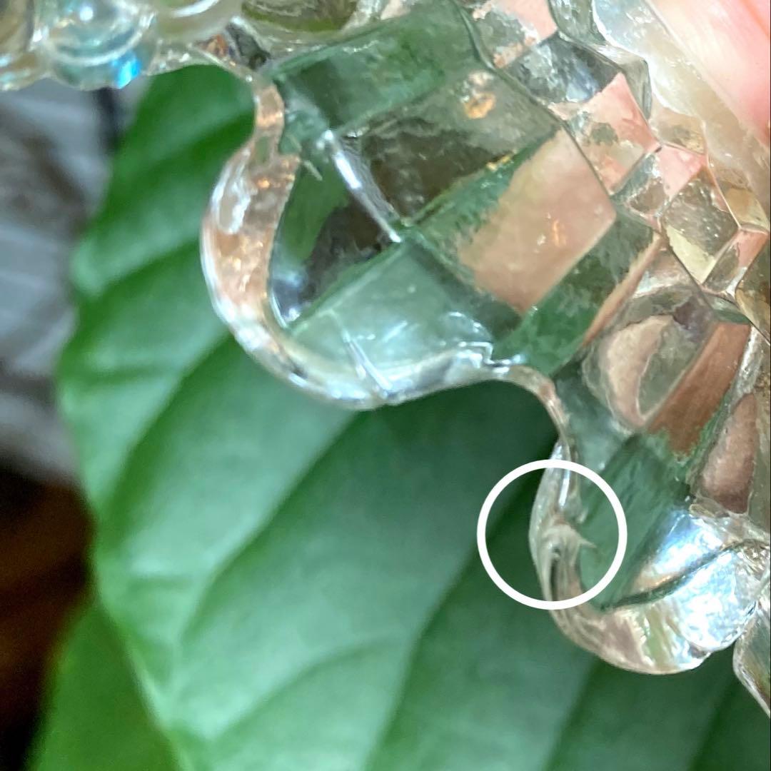 ミニシャンデリア 1920年 フランスアンティーク ブルードロップ