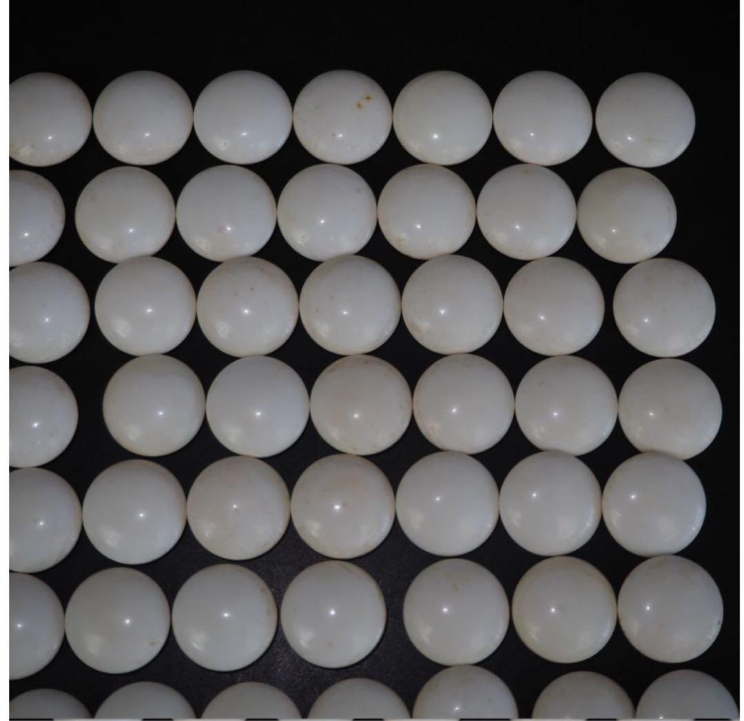 送料無料　日向特産　日向スワブデ蛤碁石32号・碁笥セット　旧家蔵出