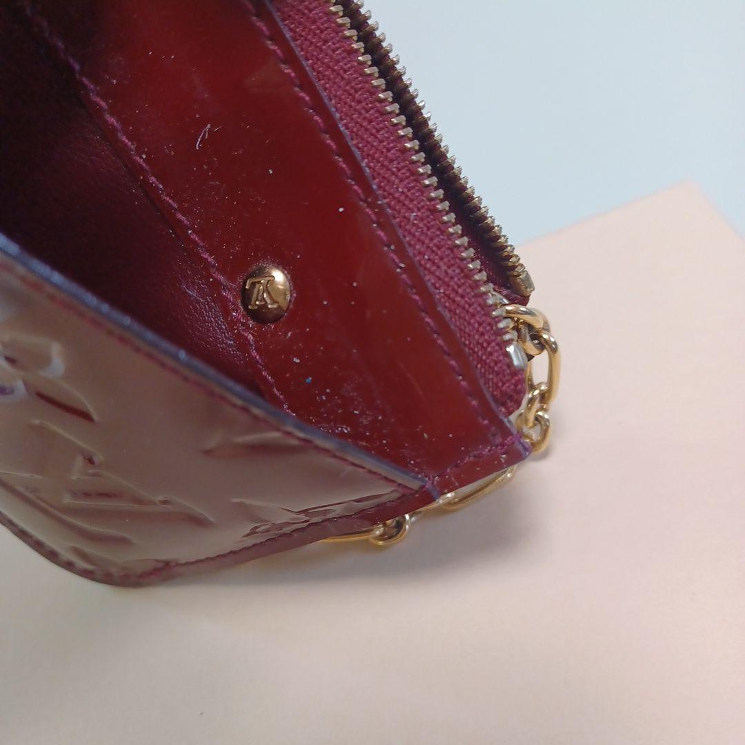 【ルイヴィトン】ヴェルニ　ケース　キーケース　アマラント