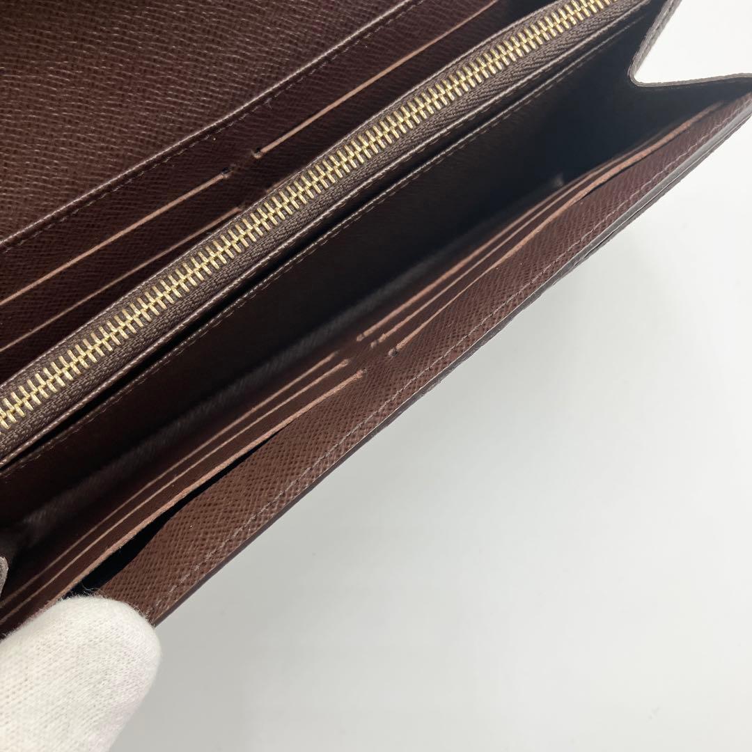 極美品✨ルイヴィトン ダミエ エベヌ ポルトフォイユ サラ 新型 長財布