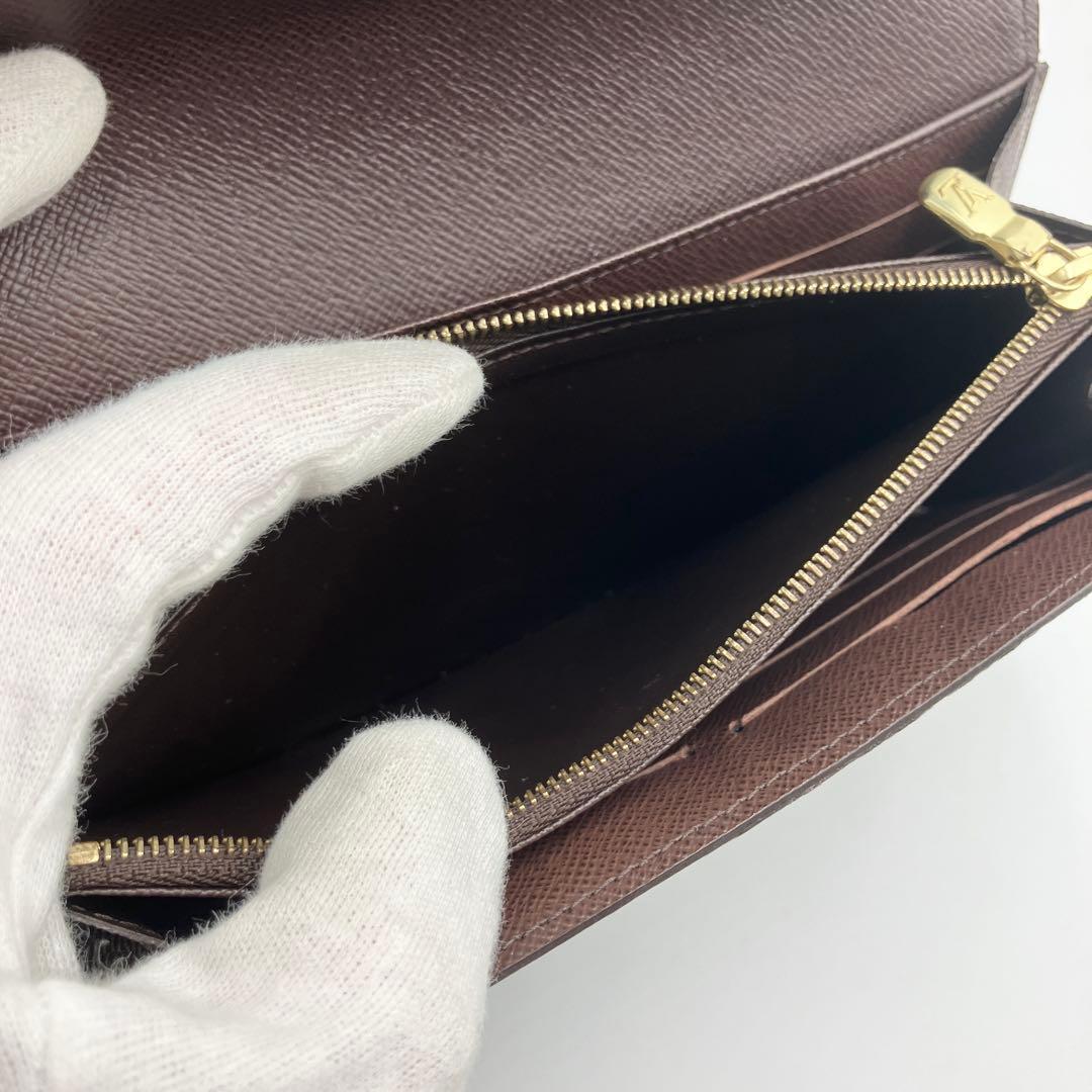 極美品✨ルイヴィトン ダミエ エベヌ ポルトフォイユ サラ 新型 長財布