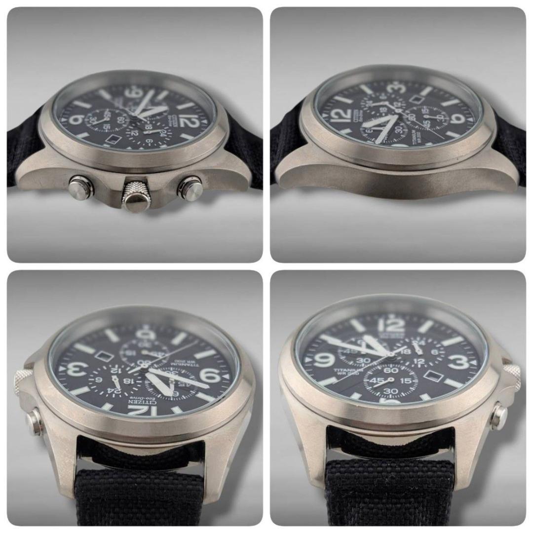 【稼働】シチズン プロマスター エコドライブ チタニウム ねじ込み式リューズ