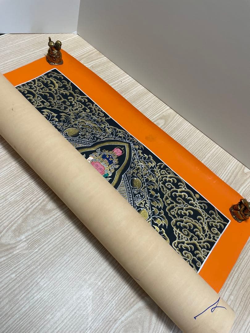 《 チベット密教　1点物 》 手描き　曼荼羅　十一面観音　千手観音　仏教　密教