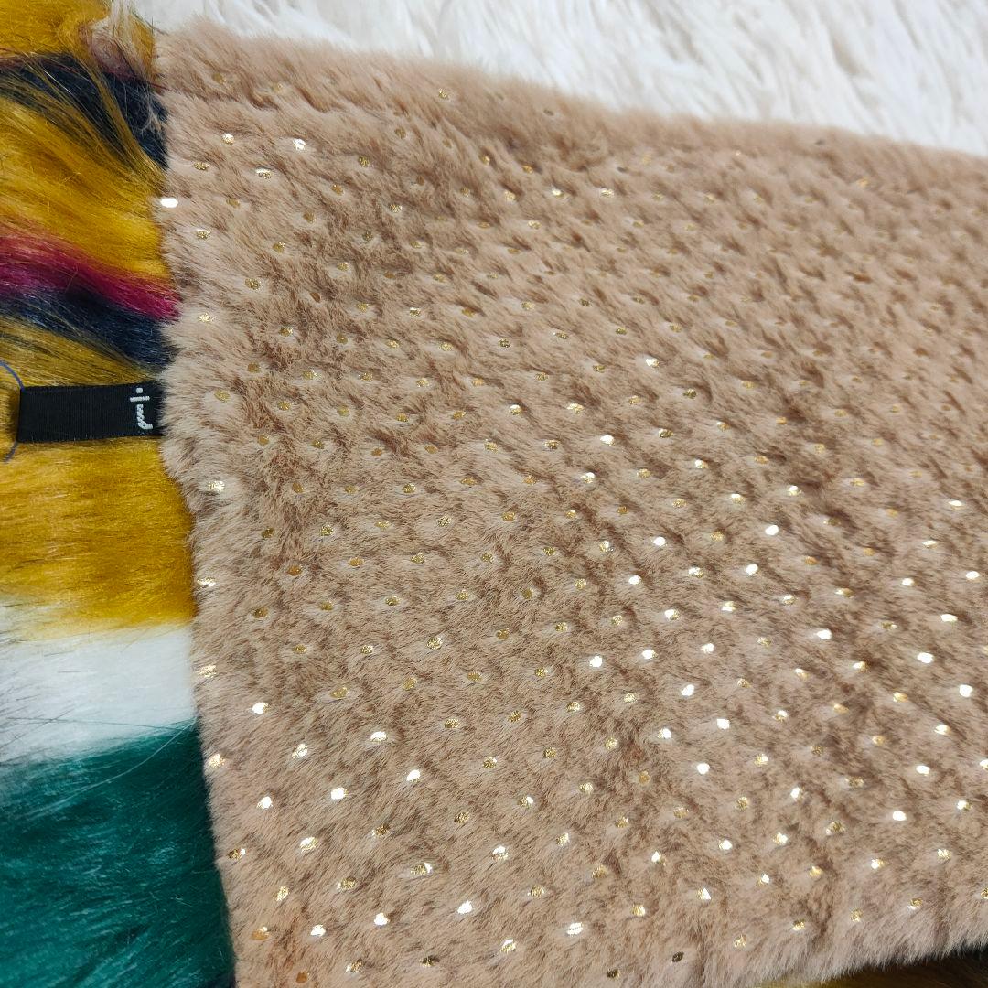 【新品タグ付き】tomoki yurita異素材ミックス スヌード リアルファー