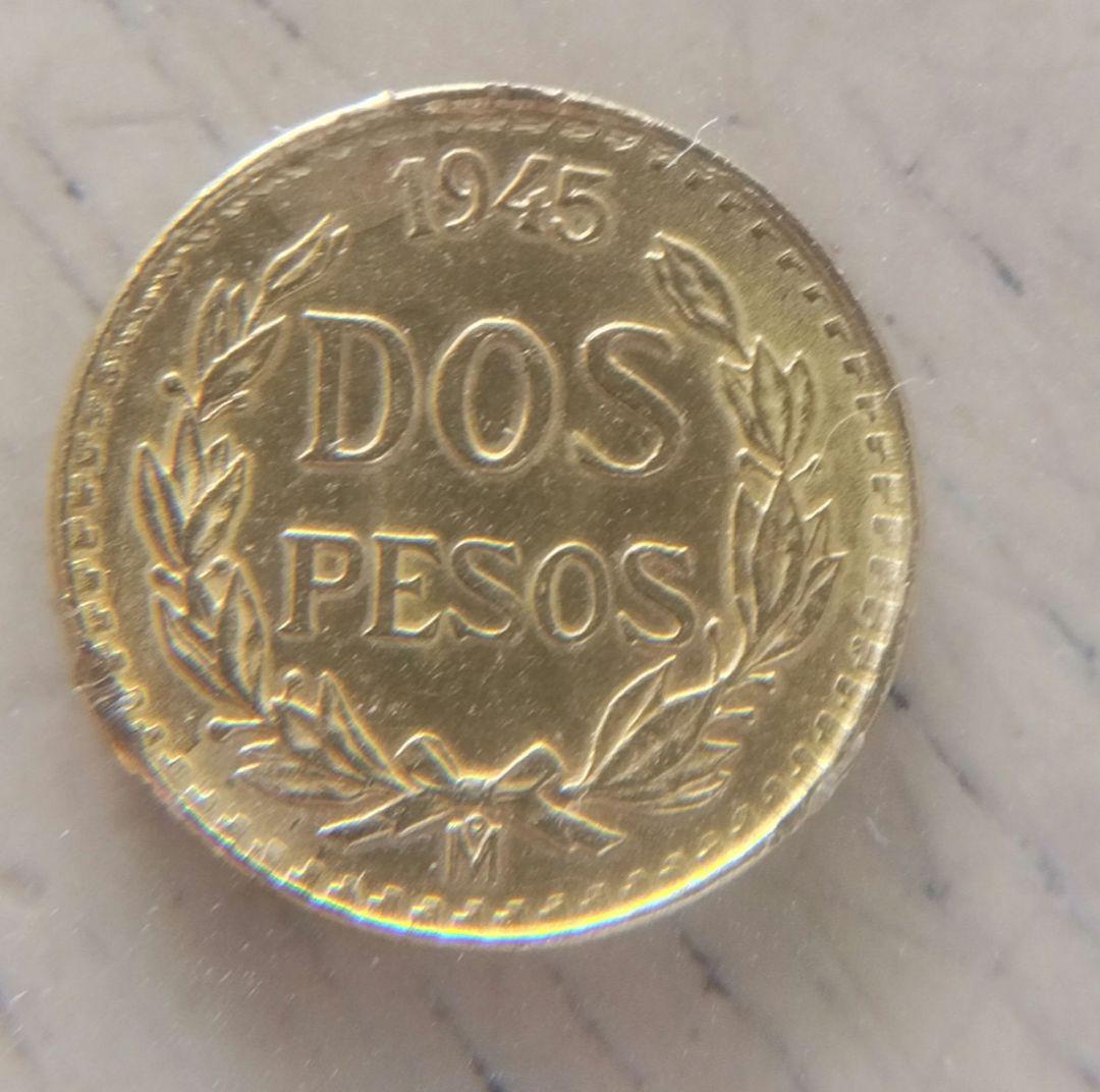 1945年 メキシコ 2ペソ金貨 希少 ゴールド - メルカリ
