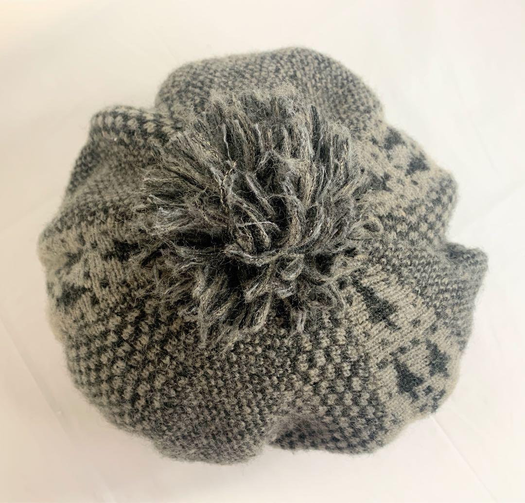 Vivienne Westwood ニット帽 ポンポン付き 革タグニットキャップ