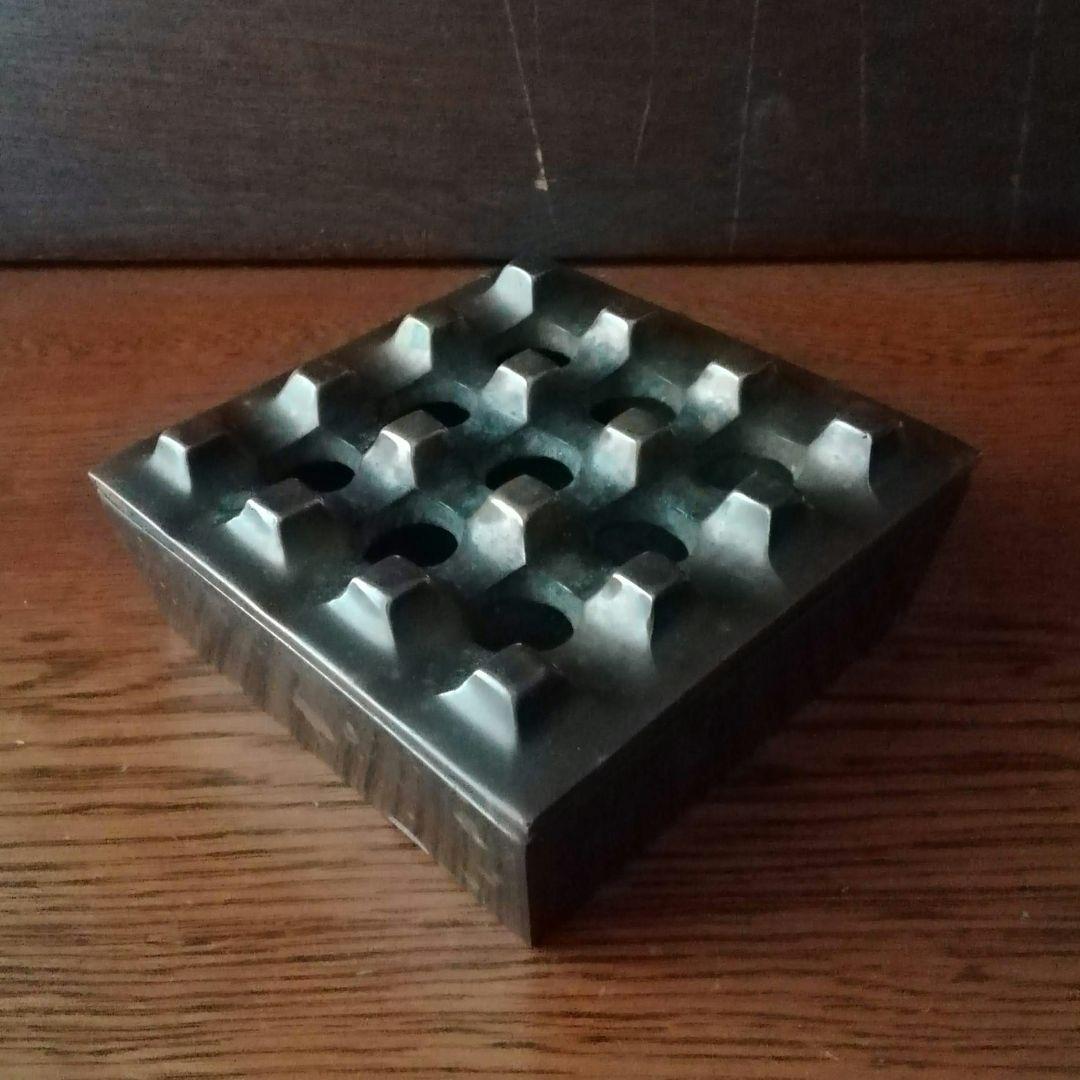 逸品 真鍮 灰皿 ミッドセンチュリー オブジェ スウェーデン