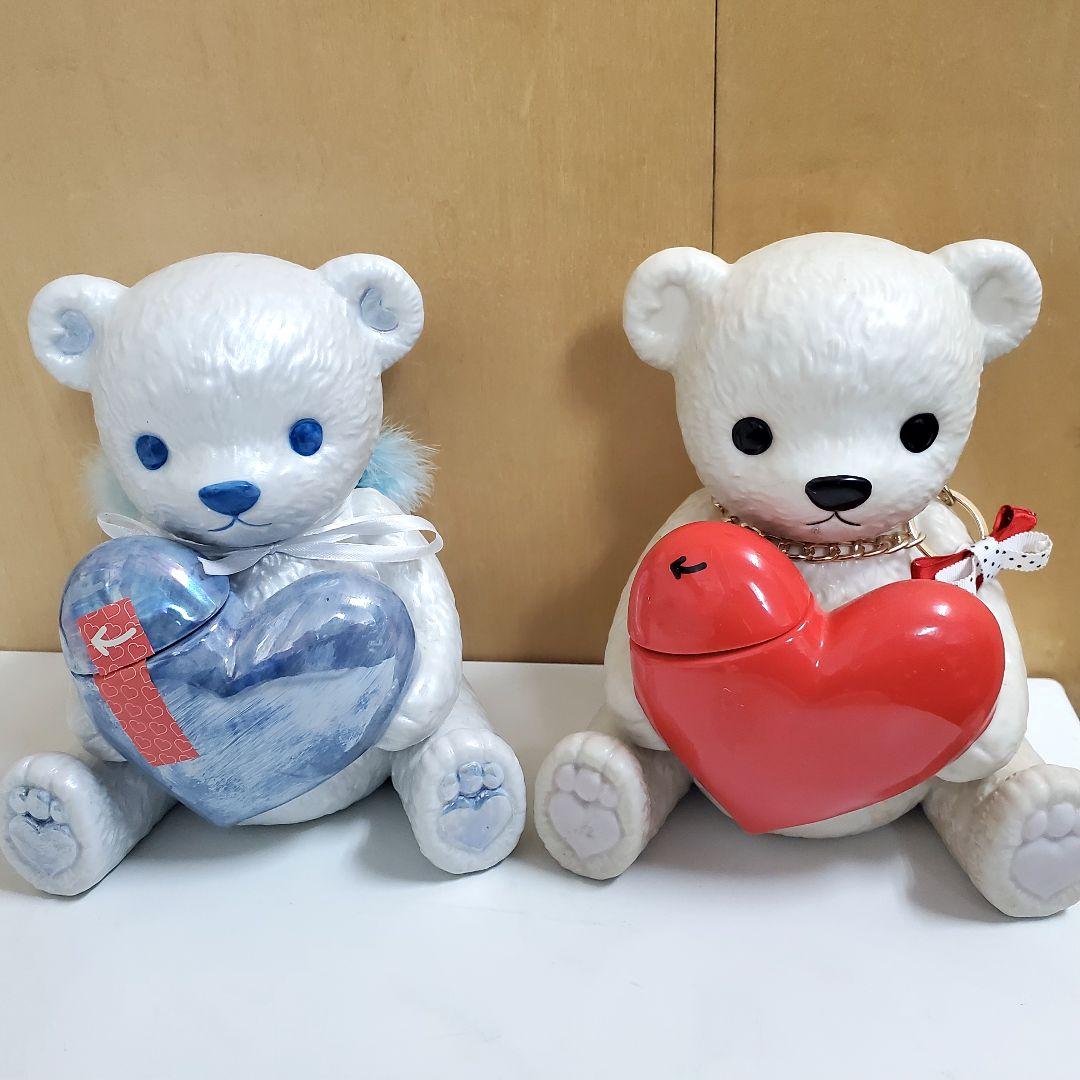 テディデキャンタ 空ボトル 2体 ピンク テディベア 早いもの勝ち希少品