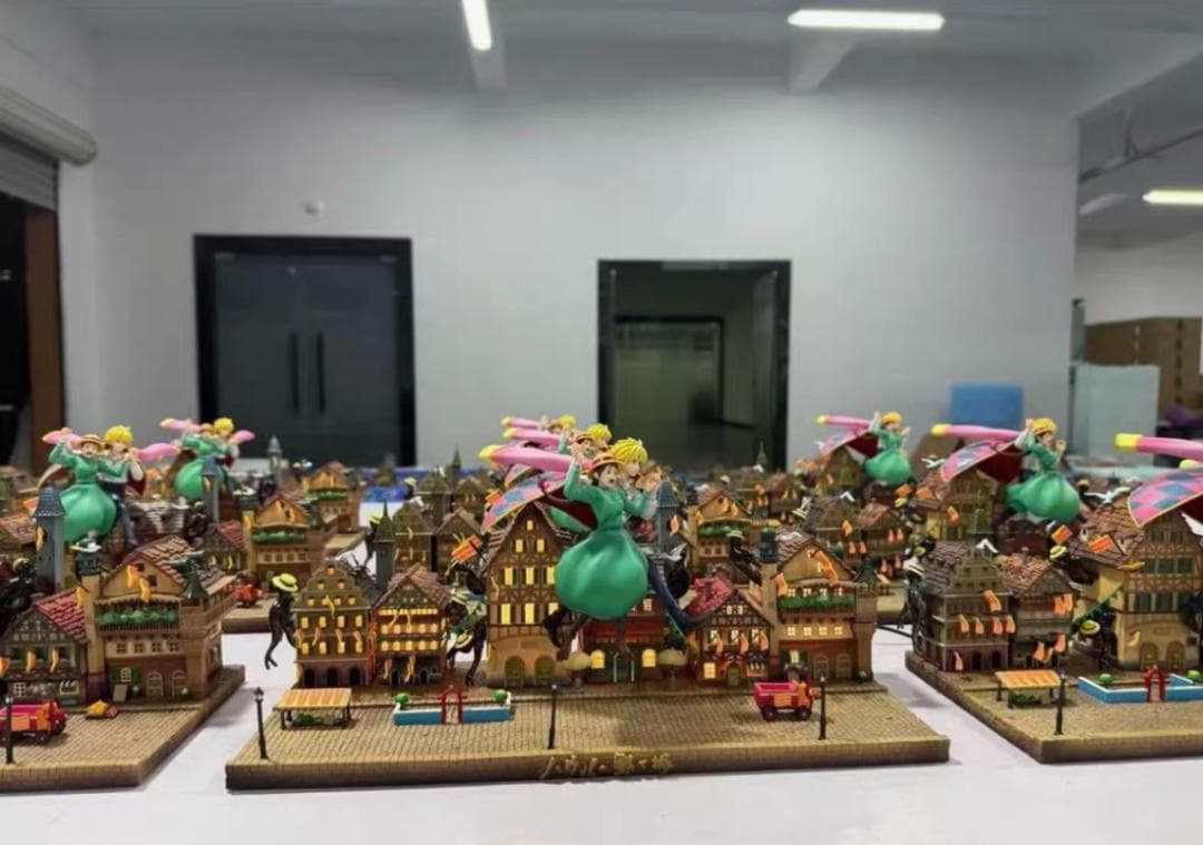 ハウルの動く城 ソフィー&ハウル 空を歩くシーン GK フィギュア 限定品